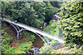 Iron Bridge seen from Cragside House in NE65 7PX