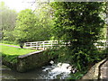 Footbridge over the Ouse Burn in Jesmond Vale in NE6 5AQ