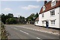 Junction of Church Street and the A415 in Marcham in OX13 6PP