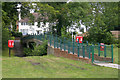 Bridge from Rivermead Island in TW16 5LJ