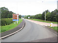Oswestry road from Mile End Roundabout in SY10 8NN