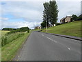 Looking back on the B6359 at Burnfoot in Hawick in TD9 8BU