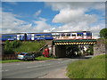 Kirkby Stephen station: bridge over the A685 in CA17 4LE