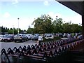 Sainsbury's leafy car park off Parkes Street, Warwick in CV34 5DJ