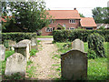 United Reformed Chapel - path through churchyard in IP20 0AU