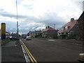 Road in to town centre at Seahouses in NE68 7XA