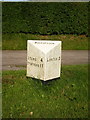 Rough Close milepost - detail in ST3 7PG