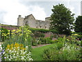 Helmsley Castle gardens in YO62 5AT