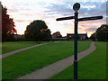 Breaston Green at Sunset in DE72 3DB
