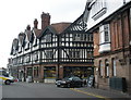 Junction of Brook Street and St Edward Street, Leek in ST13 8EZ