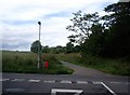Road junction between Portlethon and Findon in AB12 4QZ