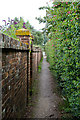 Coastal Footpath approaches Spinney Lane in PO20 7DD