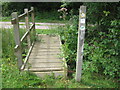Footbridge near Fisheries Track in TN3 9JA