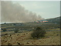 Heather burning on Mynydd y Cilgwyn in LL54 7SH