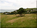 Osmington Mills: view over village in DT3 6HQ