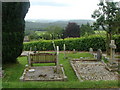 St. John's church Leusdon - churchyard and view in TQ13 7PJ