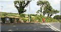 Road junction at the entrance to Dartmoor in PL21 0HZ