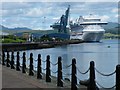 Crown Princess at Greenock Ocean Terminal in PA15 1EA