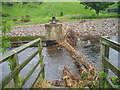 Footbridge supports, Frosterley in DL13 2RY