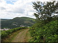Path on Craig yr Allt in Taffs Well Community