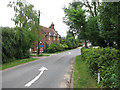 View east along Church Road in NR14 8PW