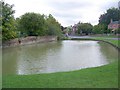 Village pond, Urchfont in Wiltshire