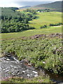 A burn tumbles down from Creag Kynachan in PH16 5NN