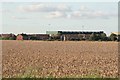 RAF Scampton seen across the fields from the A1500 in LN1 2UP
