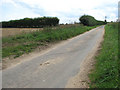View south along Cross Lane in NR14 7FD