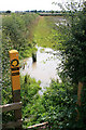 Flooded Footpath in CV13 6LB