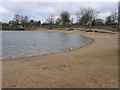Beach in winter, Keynes Country Park in GL7 6DF
