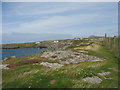 Cliff top path east of Porth-y-post in LL65 2ZA