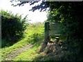 Stile and footpath near Great Hinton in BA14 6BS