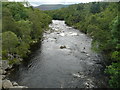 River Tummel viewed from Wade's bridge in PH16 5NU