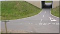 Greensand Way Underpass from the west in GU8 6NN
