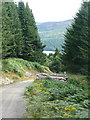 Track with a view of Loch Tummel in PH16 5RT