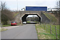 Watergate Lane and the M1 near Braunstone in LE3 3GB