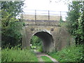 Railway bridge over footpath in TN15 6RF