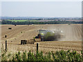 A field and baling operations, east of Tarrant Hinton in DT11 8HY