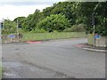 Old railway bridge and road junction in EH22 2NP