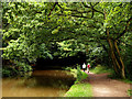 Walkers beside the Llangollen Canal in SY12 0HU