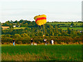 Parachute landing, Redlands Airfield, Wanborough, Swindon (1) in SN3 0AQ