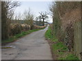 Lane leading to Chesterton Farm Cirencester in GL7 1WX