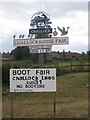 Challock Village Sign in TN25 4AT