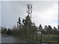 Communications mast on Warminster Common in BA12 8FD