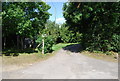 Footpath off Tibb's Court Lane, Petteridge in Matfield