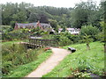 Bench seat by the bridge in Coalbrookdale in TF8 7EY