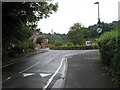 Looking along Cherry Tree Hill towards the roundabout in TF8 7DU