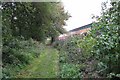 Footpath beside Gog Brook south of Warwick Racecourse in CV34 6AS