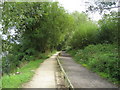 Paths next to Codnor Park Reservoir in NG16 5NN